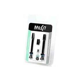 Valve Milkit Aluminium Tubeless 2 Units Svart 35 mm