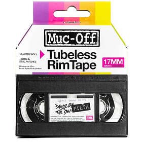 Muc-Off Tubeless Rim Tape 10 Meters Svart 17 mm