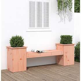 vidaXL Bänk med odlingslåda 184,5x39,5x56,5 cm massivt douglasträ 825175