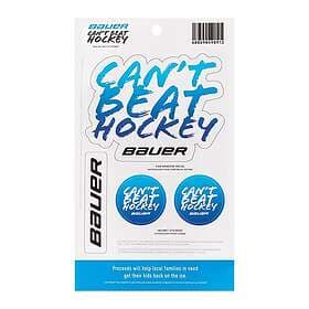 Bauer Can't Beat Hockey Sticker Sheet