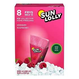 Sun Lolly Ice Lollies Raspberry 520g