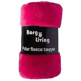 Borg Living Fleecefilt Pink 150x200 cm Extra mjuk och skön