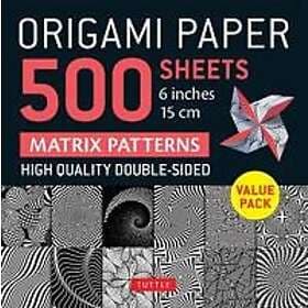 Origami Paper 500 sheets Matrix Patterns 6' (15 cm)