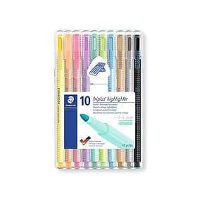 Staedtler Triplus textsurfer Överstrykningspennor 10-pack Pastellfärger