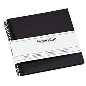 Semikolon Fotoalbum Sprial Economy Piccolino Black
