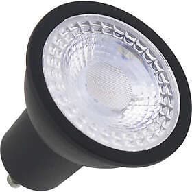 Nordtronic LED-ljuskälla Long Life 5W 930, 360lm, GU10, dimbar, mattsvart