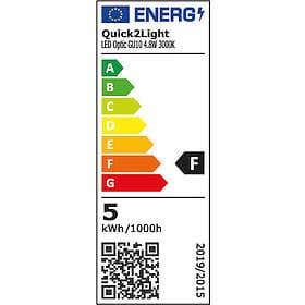 Andersen Electric LED 4,8W 3000K 430 lumen, GU10, 38°, flimmerfri, dimbar