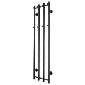 TVS Eldo 4 el-driven handdukstork, med timer, 1400x345 mm, svart