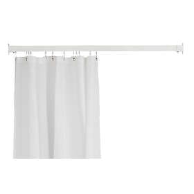 Van Der P Profil5001 15x30mm gardinstång 180cm vit med 2 fästen/12 reglar