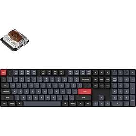 Keychron K5 Pro QMK/VIA RGB Aluminium Hot-Swap Gateron Low Profile Brown Switch (nordisk)