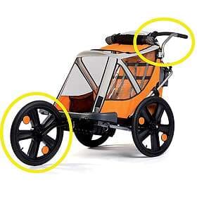 Bellelli Front Wheel 20 Inchesto Connect Trailers Svart 20´´