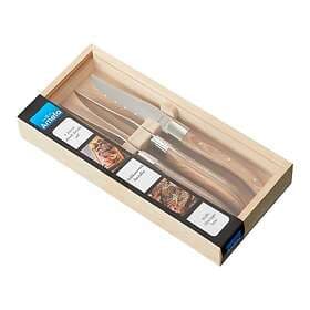 Amefa Natural Grillkniv Royal Steak 4-pack i Träbox