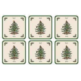 Spode Christmas Tree Glasunderlägg 6-pack