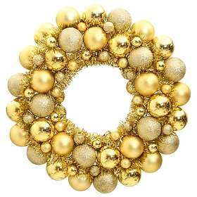 vidaXL Julkrans guld 45 cm polystyren 356120