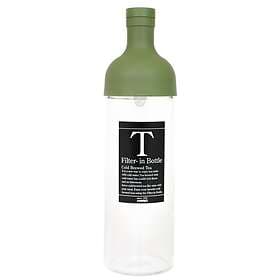 Hario Filter-In Bottle Cold Brewed Tea -teflaska 750ml. olivgrön
