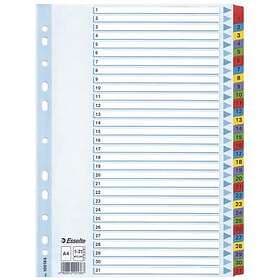Esselte Register Mylar A4/1-31 multifärgat