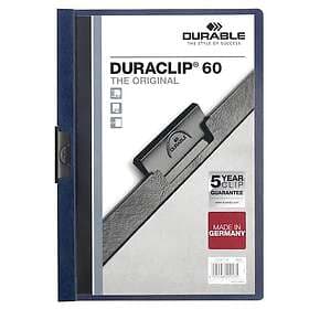 Durable Klemmappe DURACLIP A4 60 ark blå
