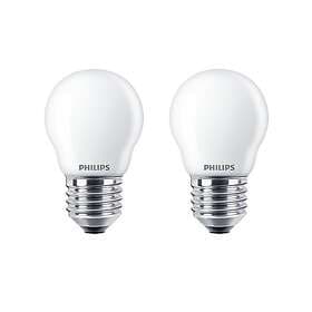 Philips LED Lustre 470lm 2700K E27 4,3W 2-pack