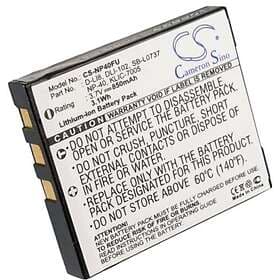 Batteriexperten Kompatibelt med Fujifilm FinePix F460, 3,7V, 850 mAh