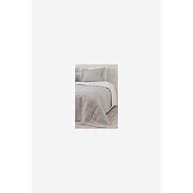Jotex MATILDA överkast enkelsäng 150x250 cm Vit/ljusgrå