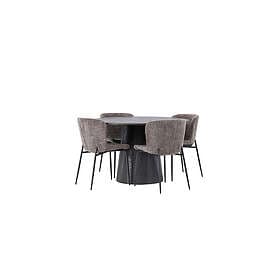 Venture Home Matgrupp Lanzo Ø120 cm med 4 st Modesto stolar GR23484