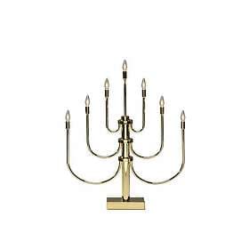 Konstsmide Gnosjö Elljusstake Adventsljusstake 7lj 2071-810TR 7 Ljus Mässing metall