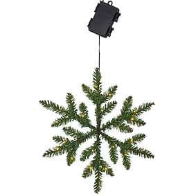 Star Trading Krans Snowflake 40cm Grön