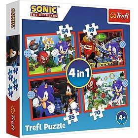 Sonic Trefl Pussel 4-i-1