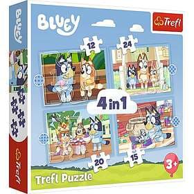 Bluey Trefl Pussel 4-i-1