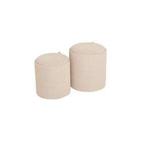 Nordic Furniture Group Sittpuff Maiko, set om 2 Beige