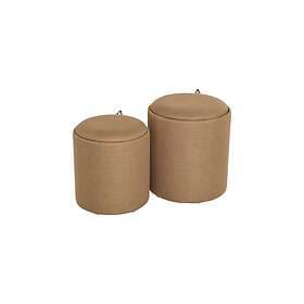 Nordic Furniture Group Sittpuff Maiko, set om 2 Brun