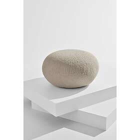 Pastill Bloom puff i teddy ø72cm