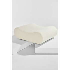 Pastill Faye puff i teddy Naturvit Polyester