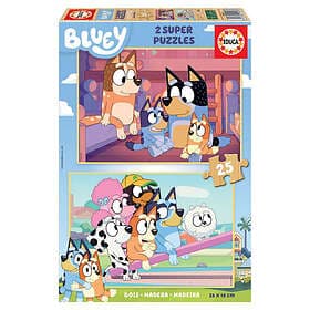 Educa Pussel: Bluey 2 x 25 Bitar
