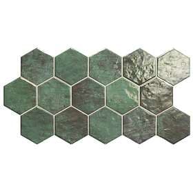 Lhådös Jaffa green hexagon 26,5x51