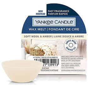 Yankee Candle Wax Melt Soft Wool & Amber