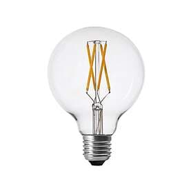 PRhome Shine LED Filament Globe Clear 95mm 10 14