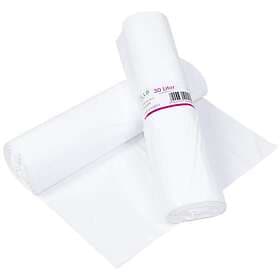 Staples Avfallspose LDPE 52x58 12my hvit (100)