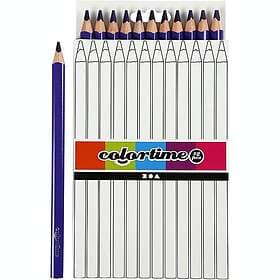 Creativ Company Färgpennor Colortime Jumbo 12 st/1 Förp färgpennor, lila, L: 17,45 cm, kärna 5 mm, JUMBO, 38175