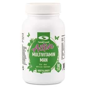 Healthwell Active Multivitamin Man 90 Kapslar