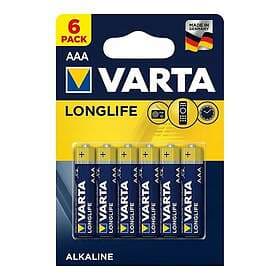 Varta Longlife AAA 6-pack