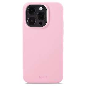 Holdit iPhone 14 Pro Soft Touch Skal Silikon Pink