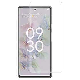 Inskal Google Pixel 6A Härdat glas Skärmskydd Fodralvänlig Genomskinlig