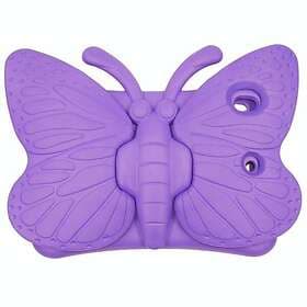 Inskal iPad 10,2" (2021 2020 2019) Butterfly Super 360 Degree Position Skal Lila