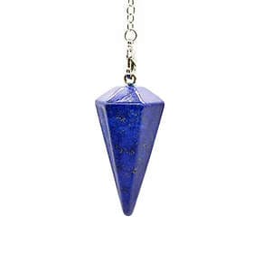 Kristallpunkten Pendel Lapis Lazuli 4cm