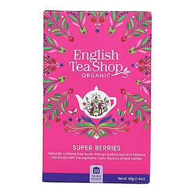 English Tea Shop Koffeinfri Te Super Berries EKO 20 Påsar