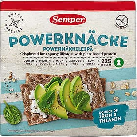 Semper Knäckebröd Powerknäcke Glutenfri 225g