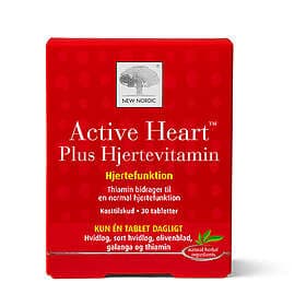 New Nordic Active Heart Plus Hjärtvitamin 30 Tabletter