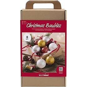 Creativ Company Julgranskulor DIY Kit Glitter Julgranskulor, Glitter, 1 förp. 977591