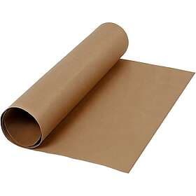 Creativ Company Läderpapper B50 cm Enfärgad 1 m/1 Rl Läderpapper, mörkbrun, B: 50 cm, enfärgad, 350g, m/ rl. 498943